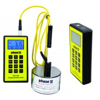 Phase II PHT-2100 Rugged Aluminum Body Portable Hardness Tester with D Impact Device